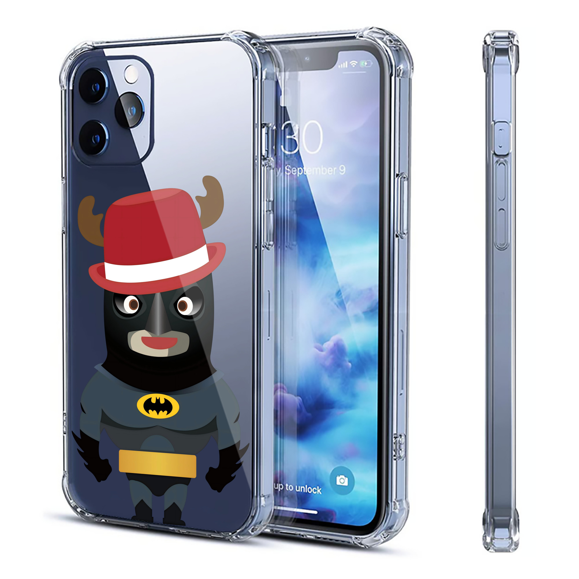 （画像用） アベンジャーズ The Avengers 【iPhone 12シリーズ対応】透明スマホケース（クリアソフトケース）